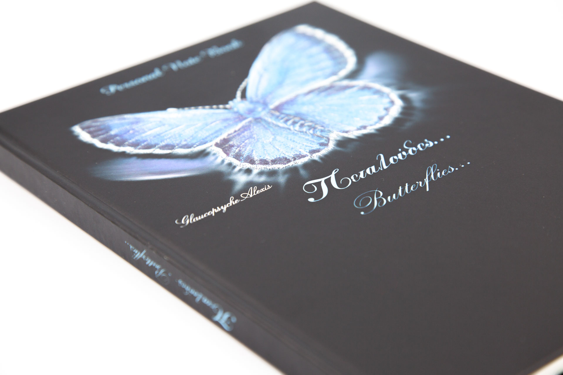 Personal notebook "Butterflies" - Front close-up