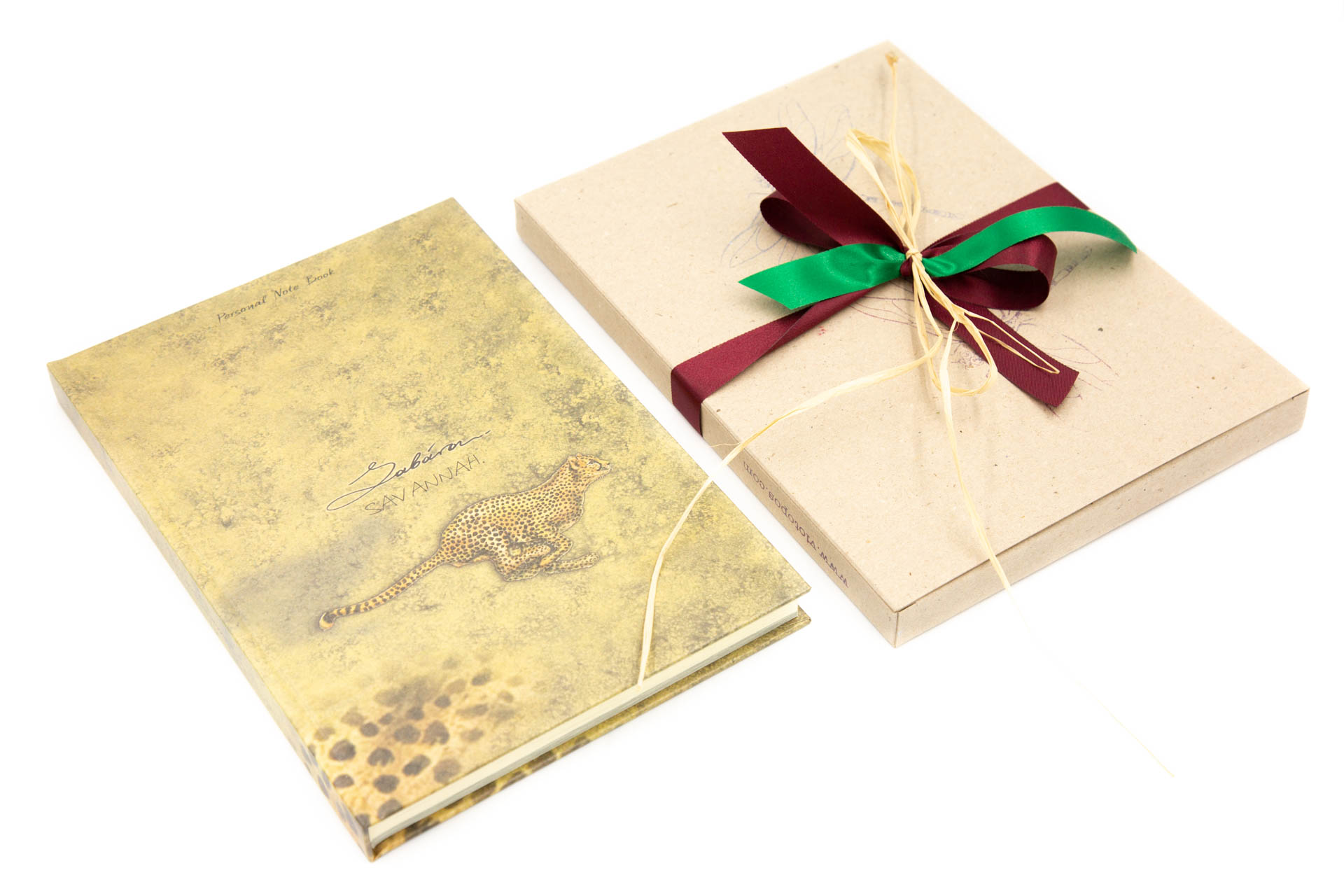 Personal notebook "Savannah" - Front and Package